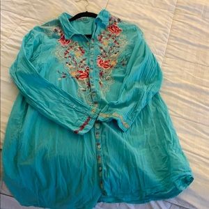 Johnny was button up tunic